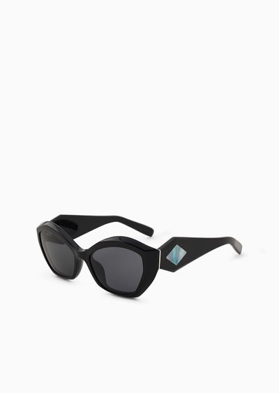 Women’s irregular-shaped sunglasses - D