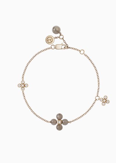 18k gold, diamond and moonstone Gioia bracelet - F