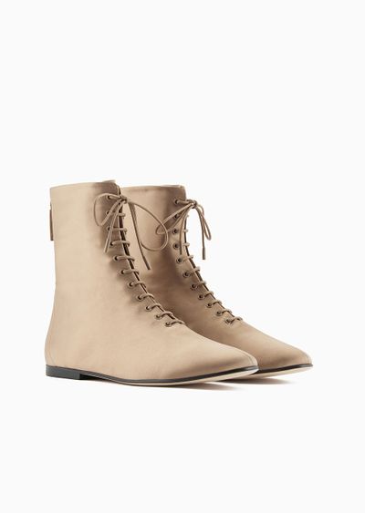 Satin ankle boots - D