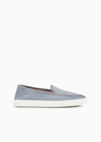 Galleria 3 Suede slip-ons - F