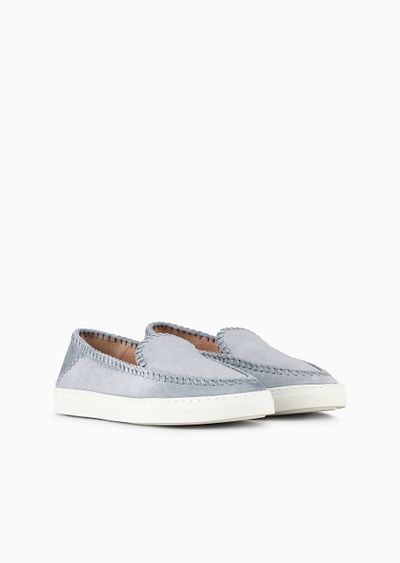 Galleria 3 Suede slip-ons - D