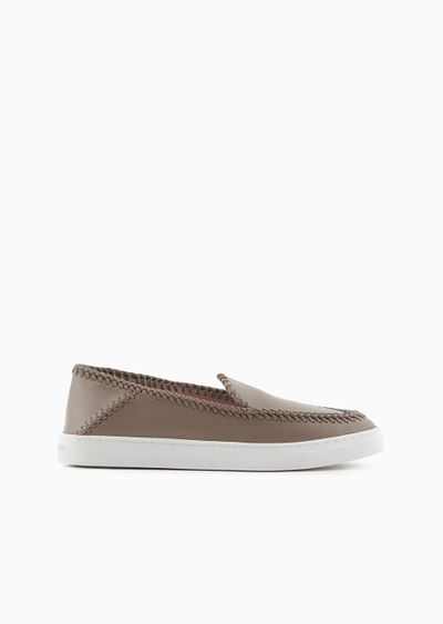 Galleria 3 leather slip-ons - F