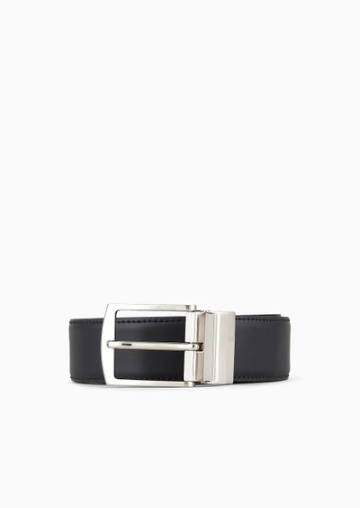 Reversible leather belt - F