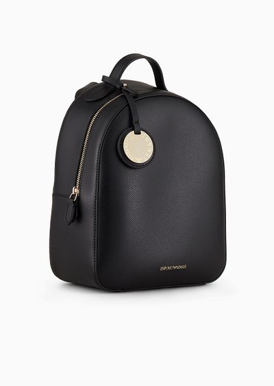 Palmellato-finish backpack with charm - D