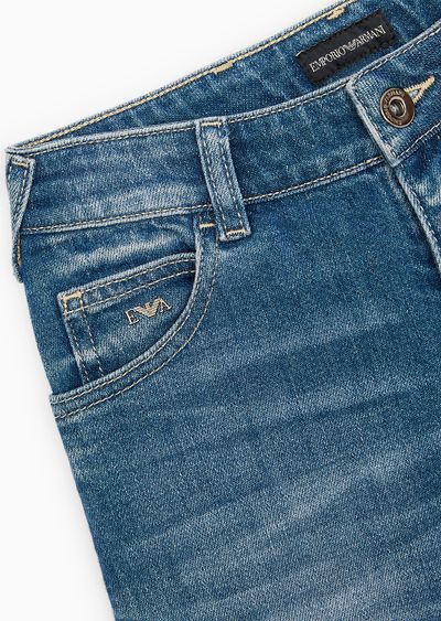 J45 stonewashed denim jeans - D