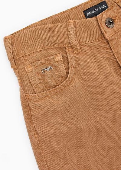 ASV J75 jeans in a linen and Lyocell blend denim - D