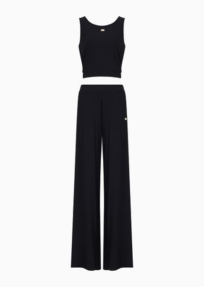 Pleated stretch-cotton tracksuit - F