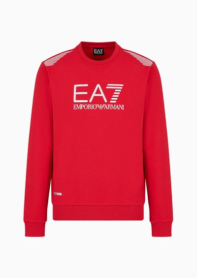 ASV 7 Lines cotton-blend crew-neck sweatshirt - F