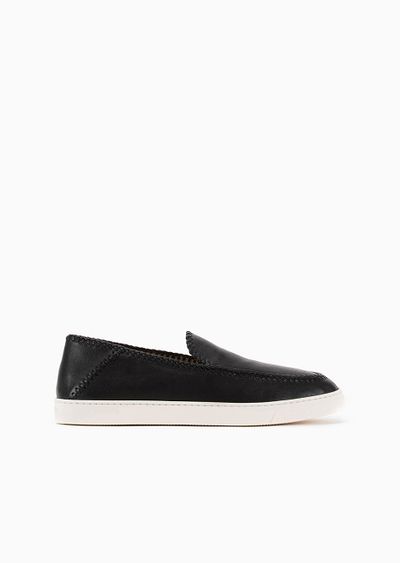 Galleria 3 nappa-leather slip-ons - F