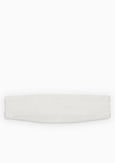 Silk-satin tuxedo cummerbund - F