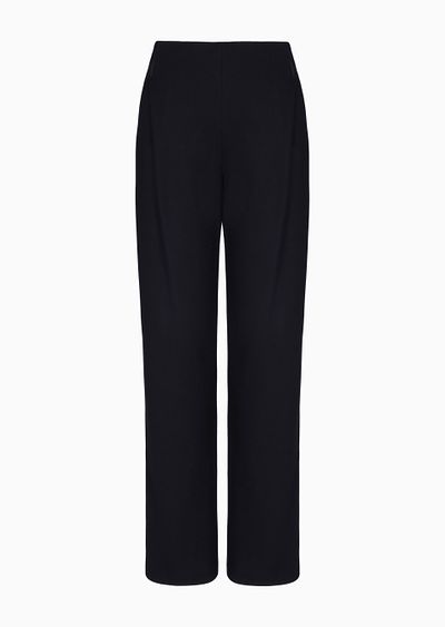 Flowing trousers in pure Casentino cashmere - F