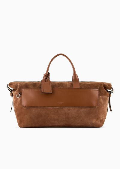 Suede weekend bag - F