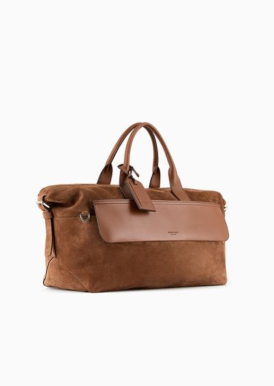 Suede weekend bag - D