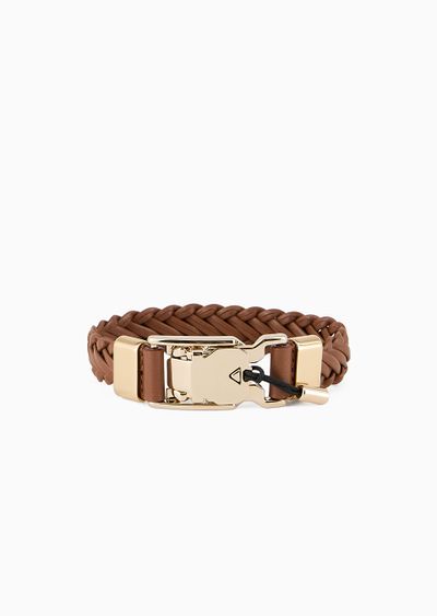 Woven-leather bracelet - F