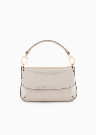 La Prima mini baguette bag in shiny nubuck - F