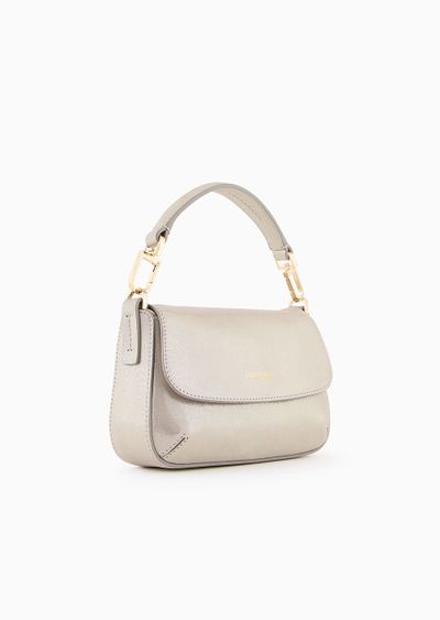 La Prima mini baguette bag in shiny nubuck - D