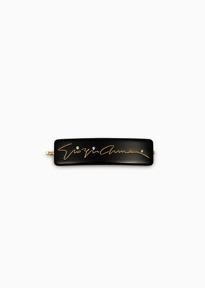 Hair clip with signature logo - F