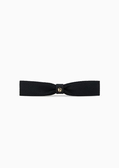 Fabric bow clasp - F