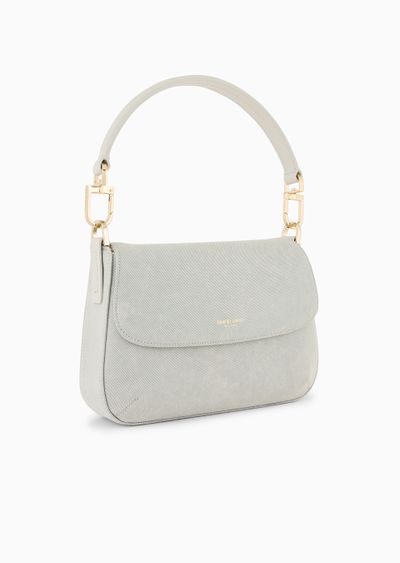 Denim Collection la Prima Soft small denim baguette bag - D