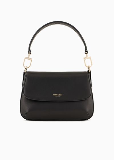 Small la Prima Soft handbag in nappa leather - F