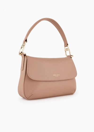 Small la Prima soft baguette bag in nappa leather - D