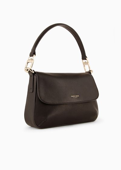 Small la Prima soft baguette bag in nappa leather - D