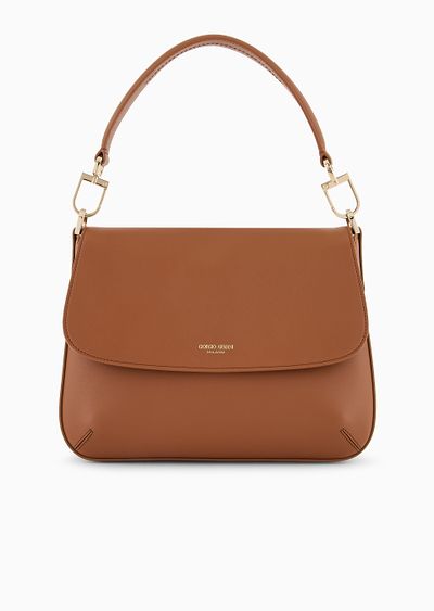 Medium la Prima Soft baguette bag in nappa leather - F