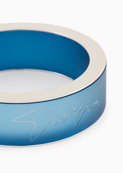 Bangle with signature logo - D