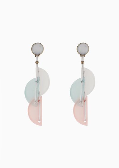 Clip-on pendant earrings - F