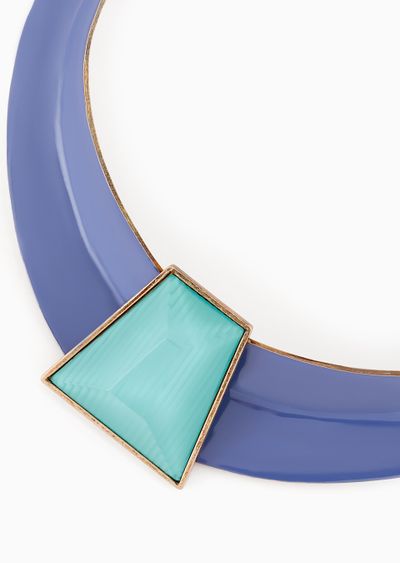 Enamelled-metal necklace - D